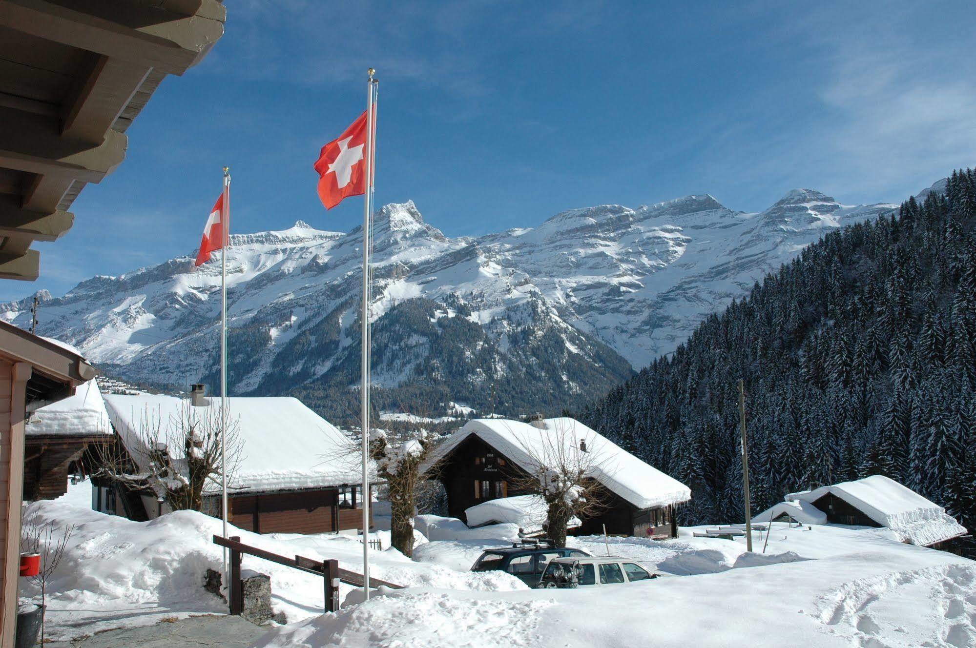 Historic Hotel Du Pillon Les Diablerets Exterior foto